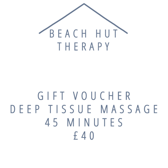 Gift Voucher Deep Tissue Massage 45 Minutes Massage Therapist In